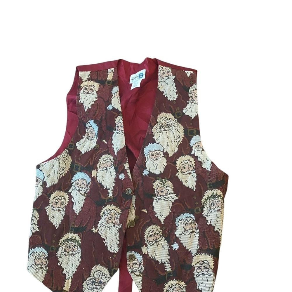 Paul Harris Santa button vest